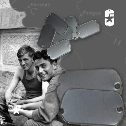 Repro-nerezové známky US DOG TAGS WWII se zubem